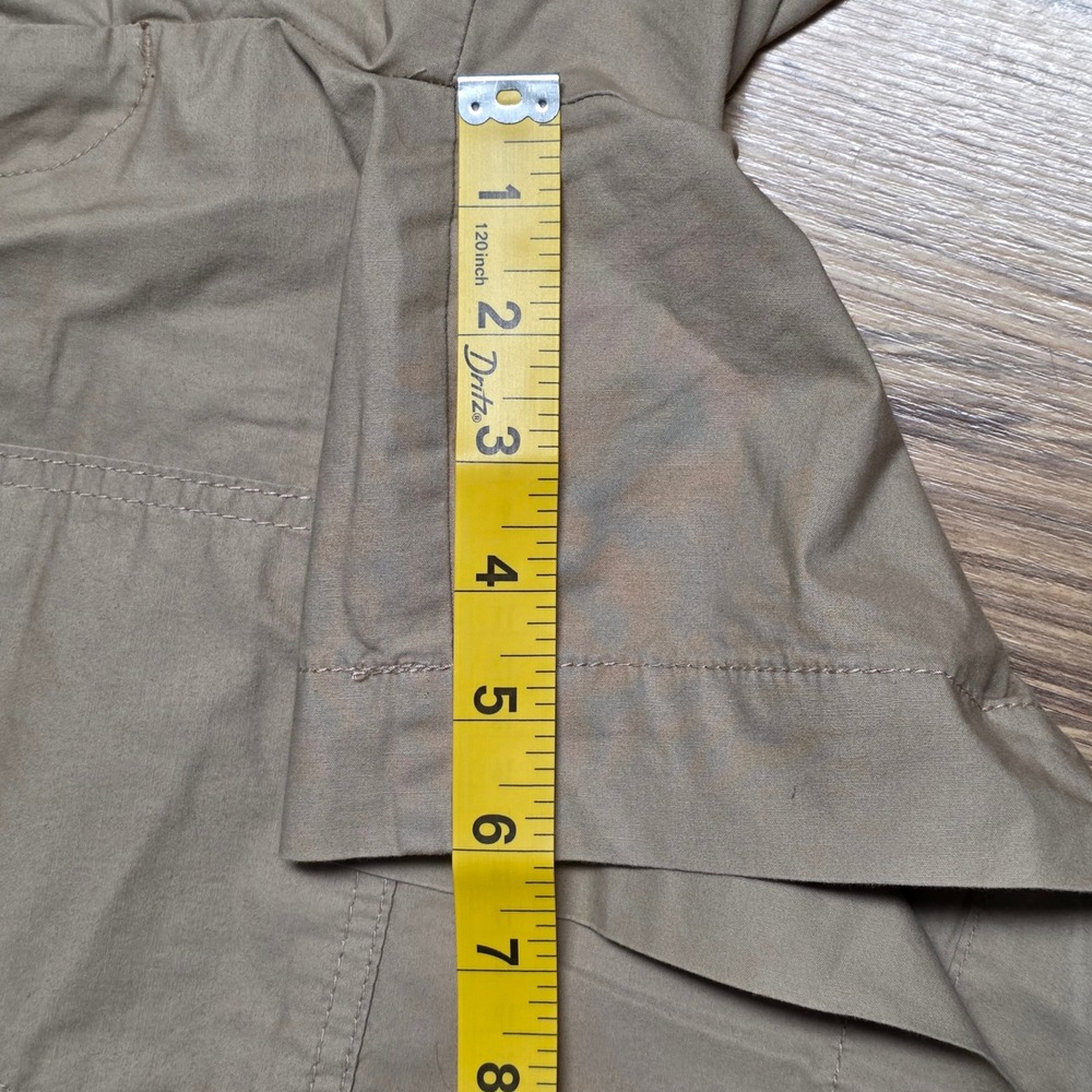 Talbots Petites Belted Shorts Women's‎ Size 6P Khaki Cotton Casual - Picture 6 of 8